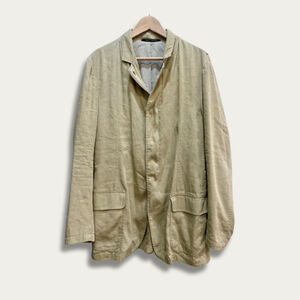 Armani Collezioni Harry Rosen Linen Zip Jacket Men Large Old Money Minimalist